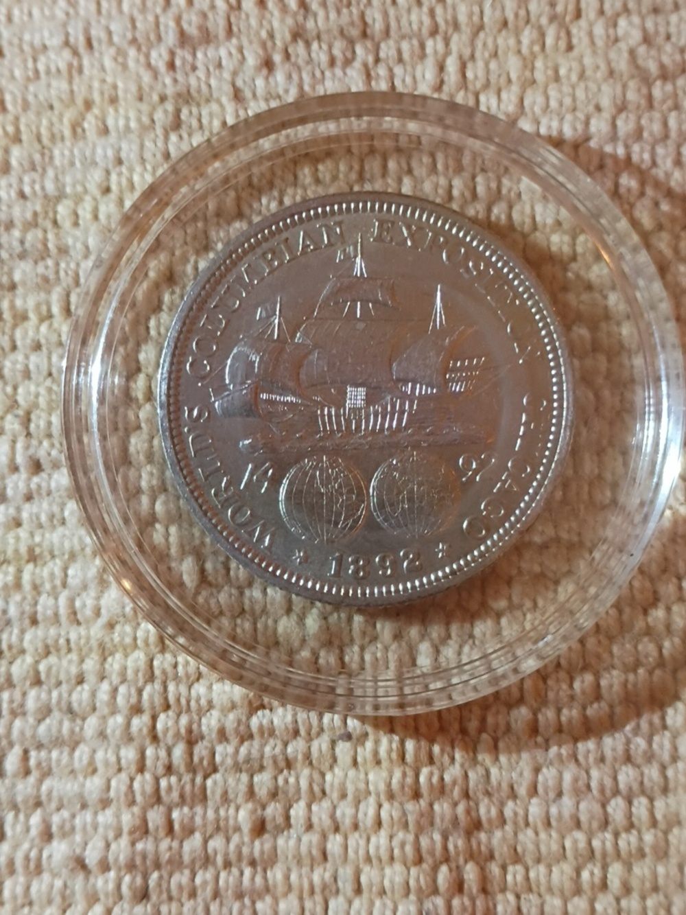 1882 MS Columbian Half Dollar Silver Coin - Picture 2 of 5